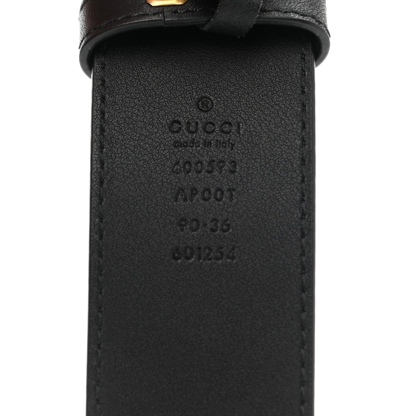 Calfskin Double G 40mm Belt 90 36 Black