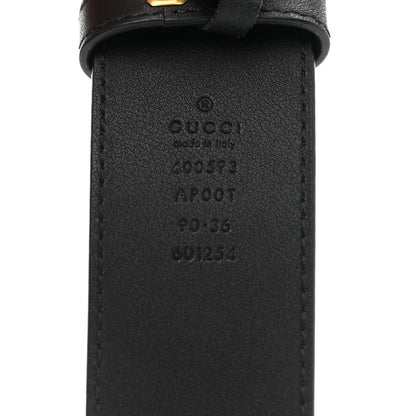 Gucci Calfskin Double G 40mm Belt 90 36 Black 3 of 7