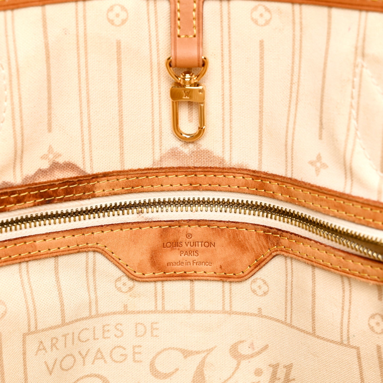 Louis Vuitton Damier Azur Neverfull GM 6 of 13