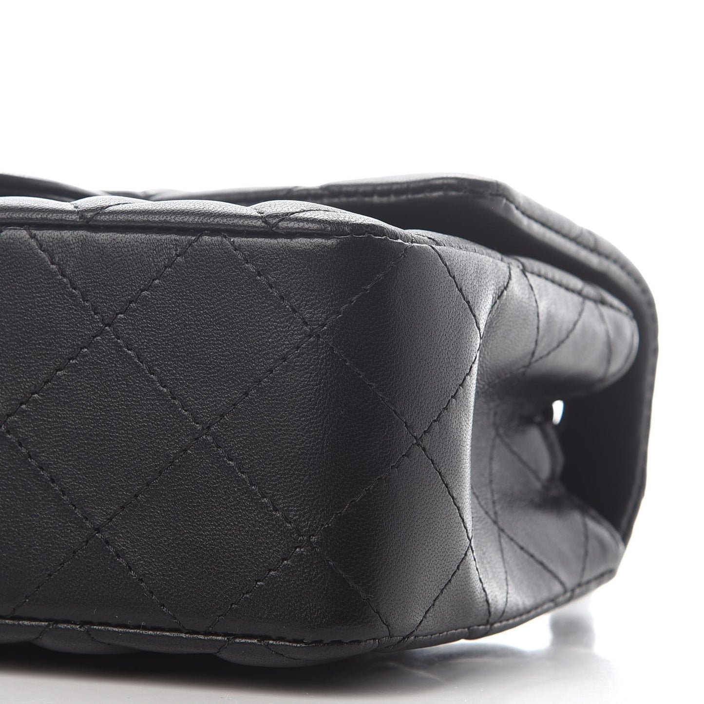 Lambskin Quilted Mini Rectangular Flap So Black
