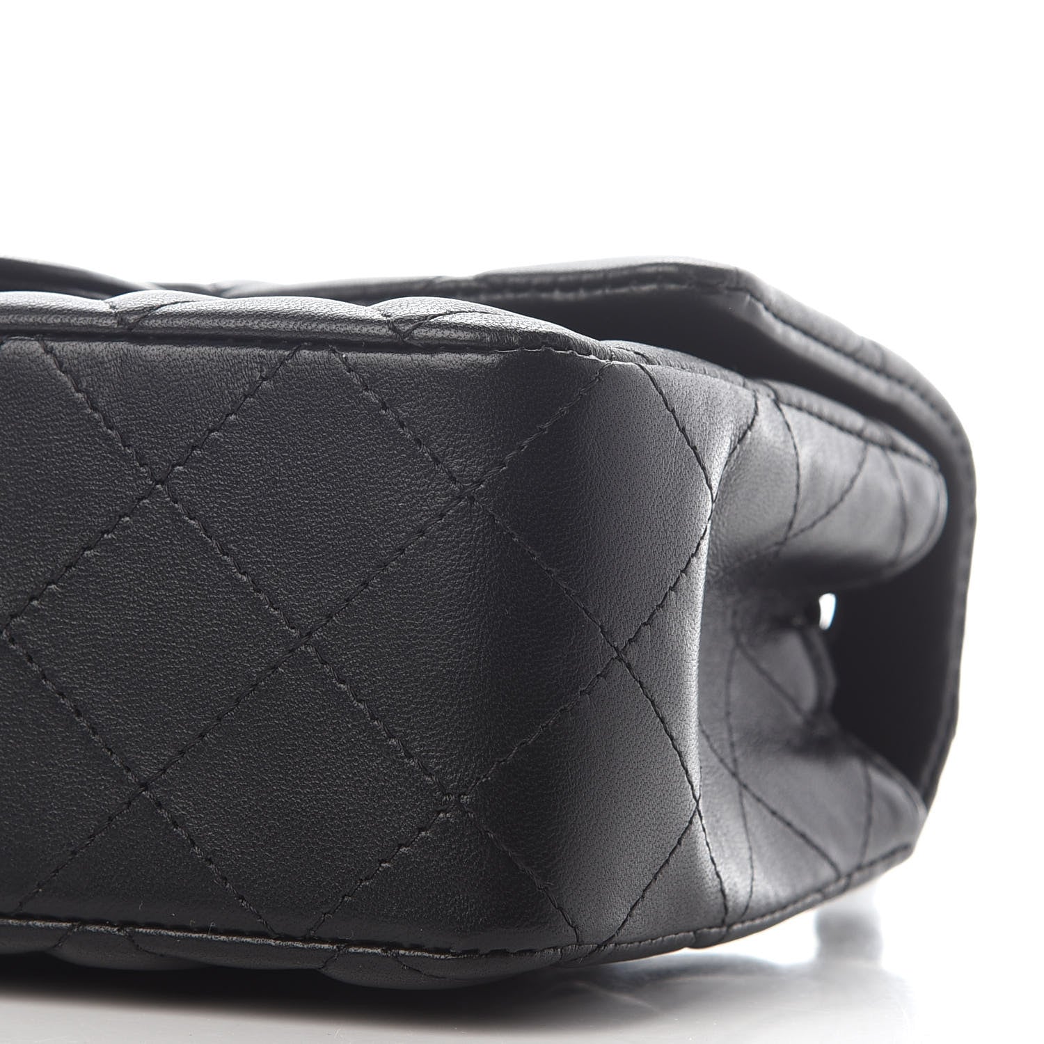 Chanel Lambskin Quilted Mini Rectangular Flap So Black 8 of 8