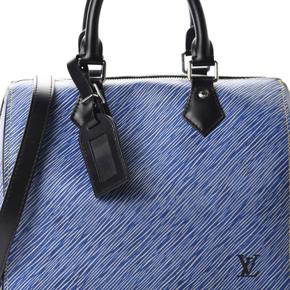 Louis Vuitton Epi Speedy Bandouliere 25 Denim Light 10 of 10