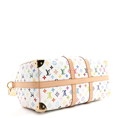 Louis Vuitton LV X TM Monogram Multicolor Keepall Bandouliere 45 White 3 of 8