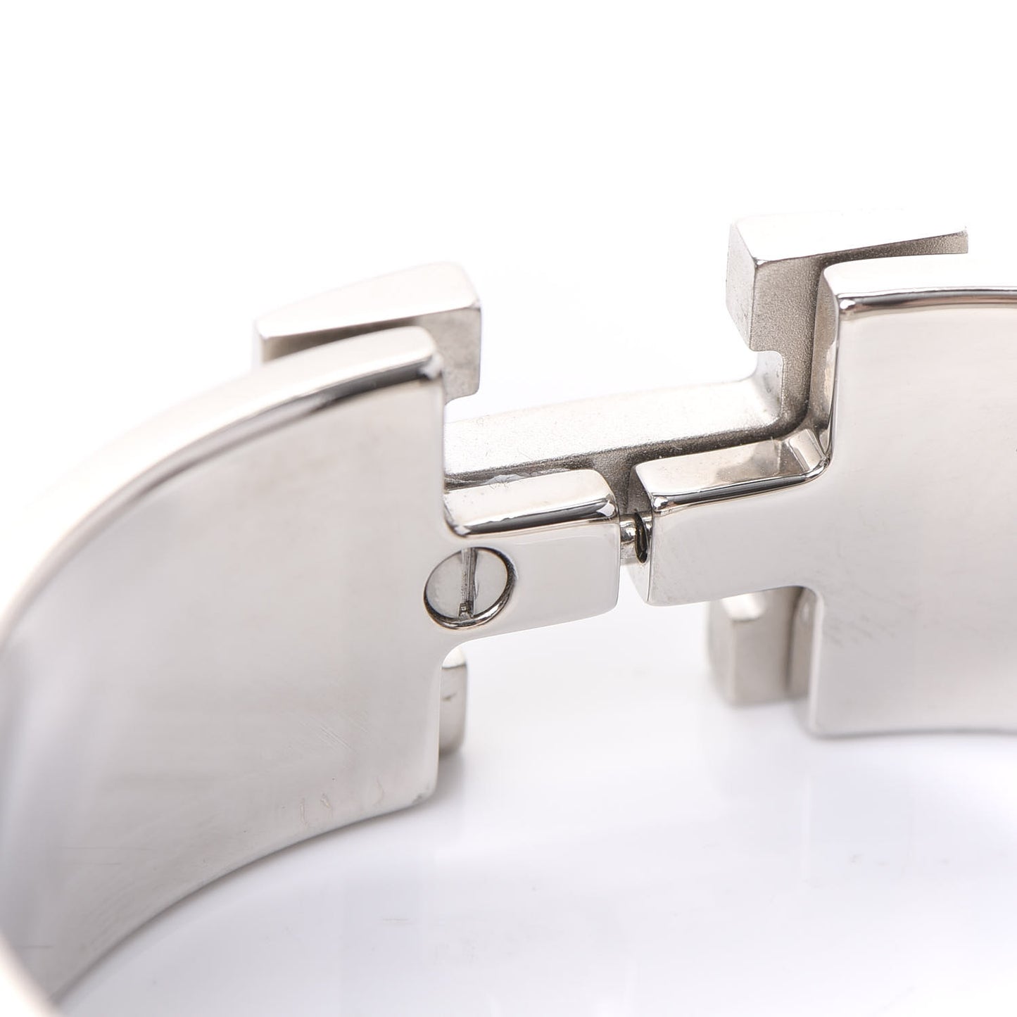Enamel Wide Clic Clac H Bracelet GM Vert Bleuete