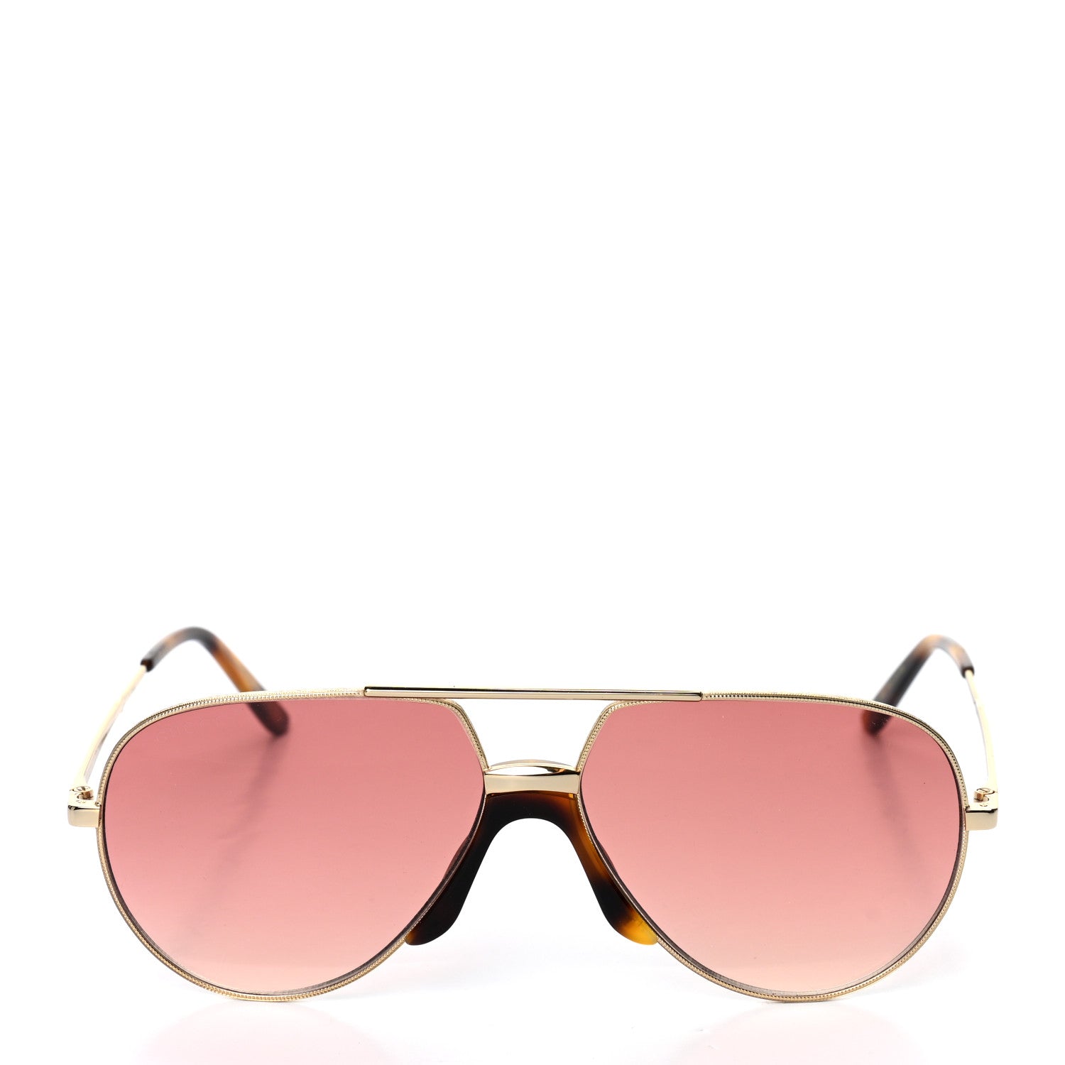 Gucci Aviator Sunglasses GG0432S Gold 2 of 7