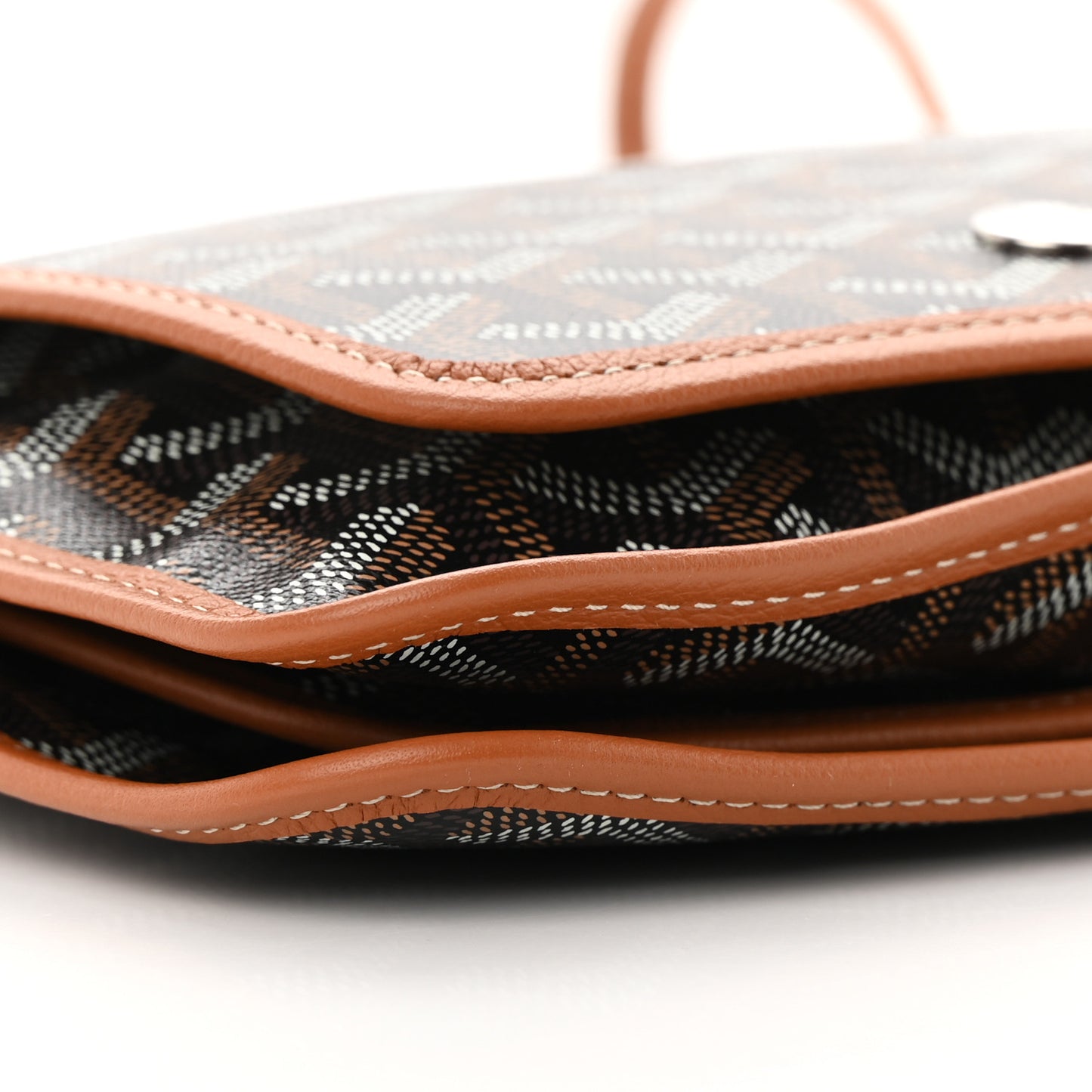 Goyardine Plumet Wallet Clutch Black Gold