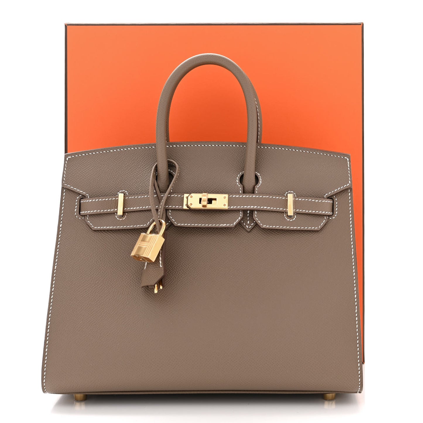 Epsom Birkin Sellier 25 Etoupe