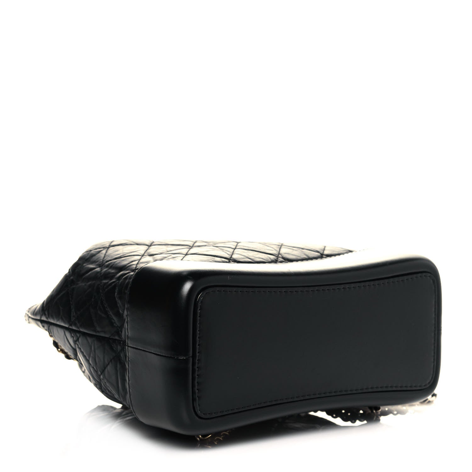 Chanel Aged Calfskin Quilted Small Gabrielle Backpack Black 4 of 12