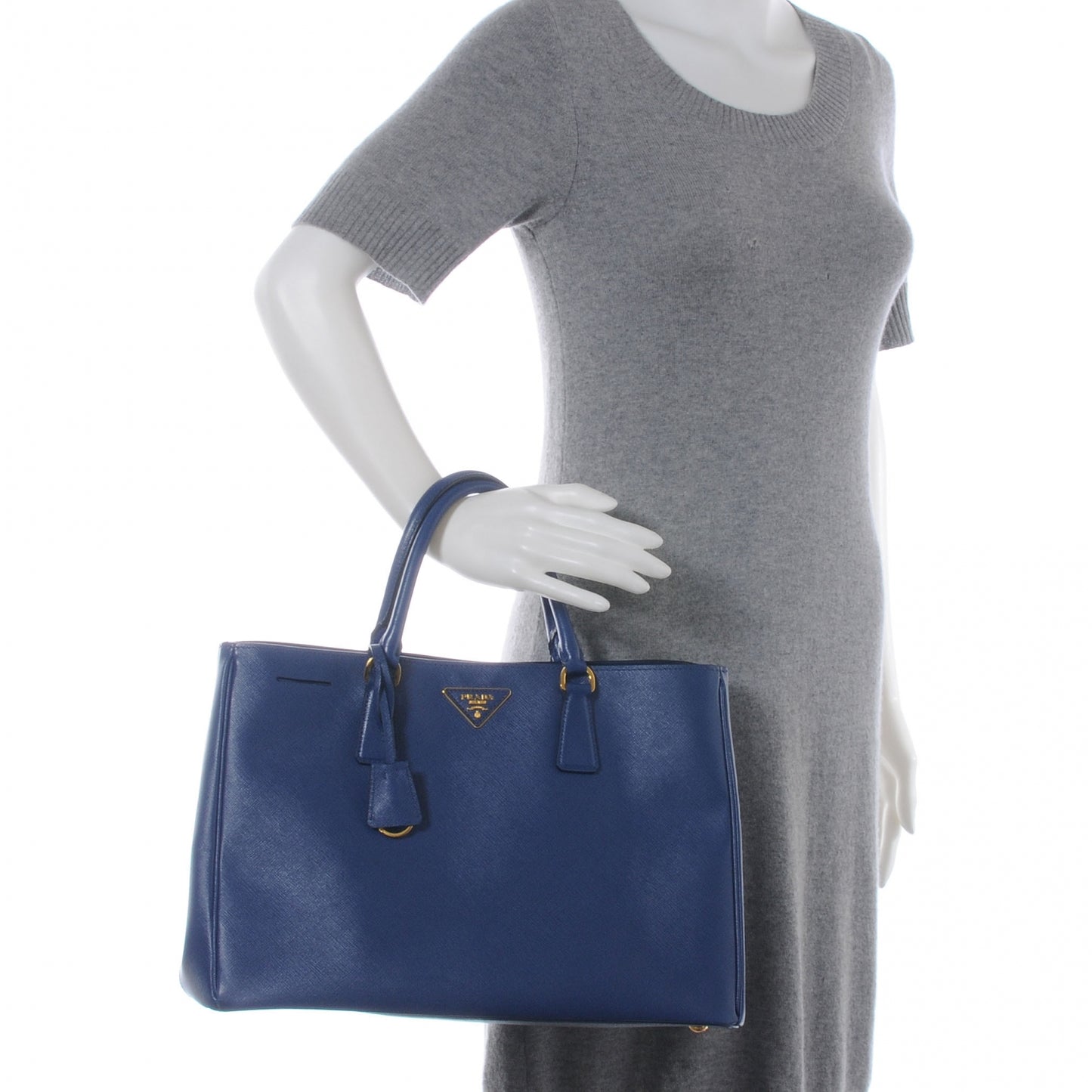 Saffiano Lux Tote Bluette