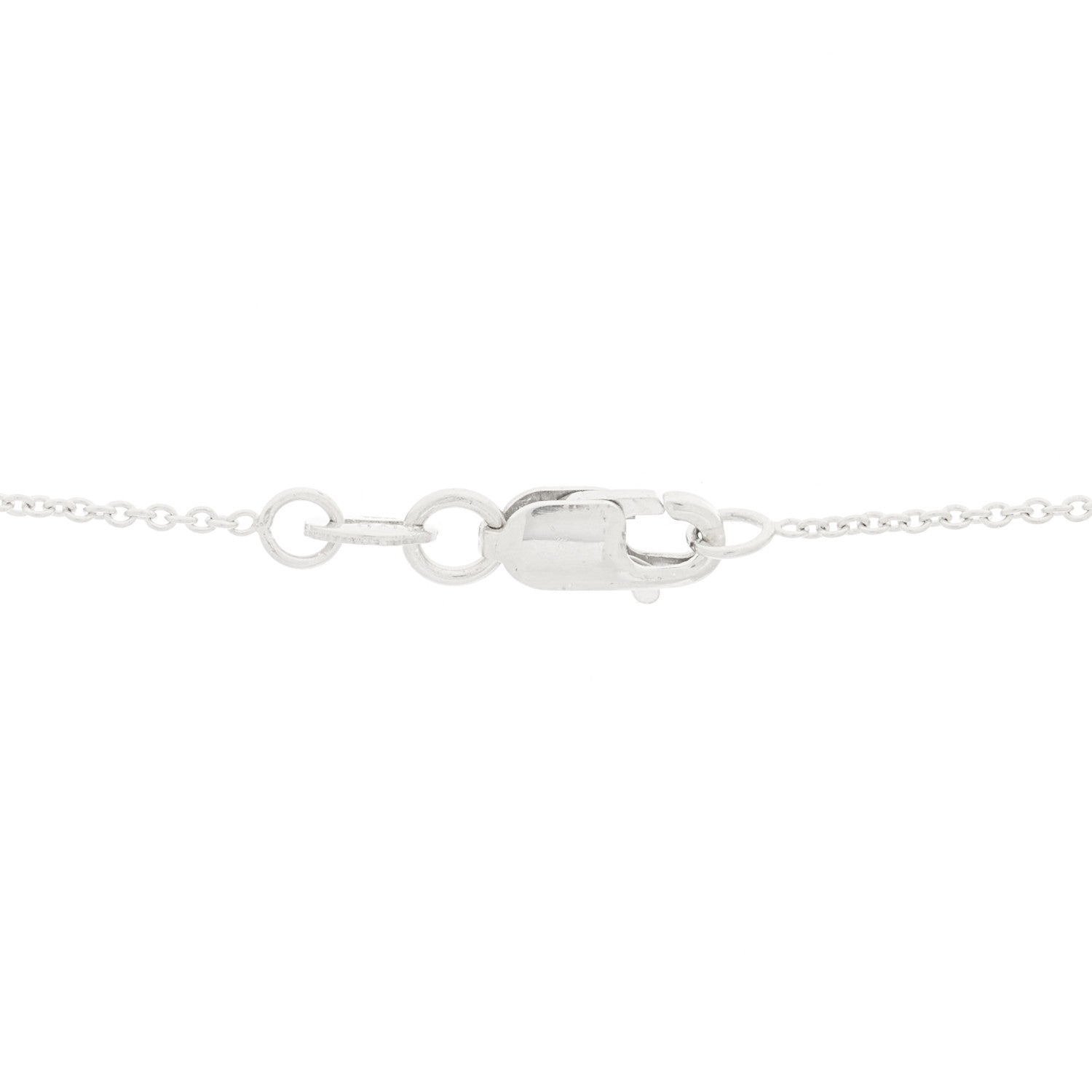 Roberto Coin 18K White Gold Diamond Yellow Sapphire Daisy Pendant Necklace 4 of 7