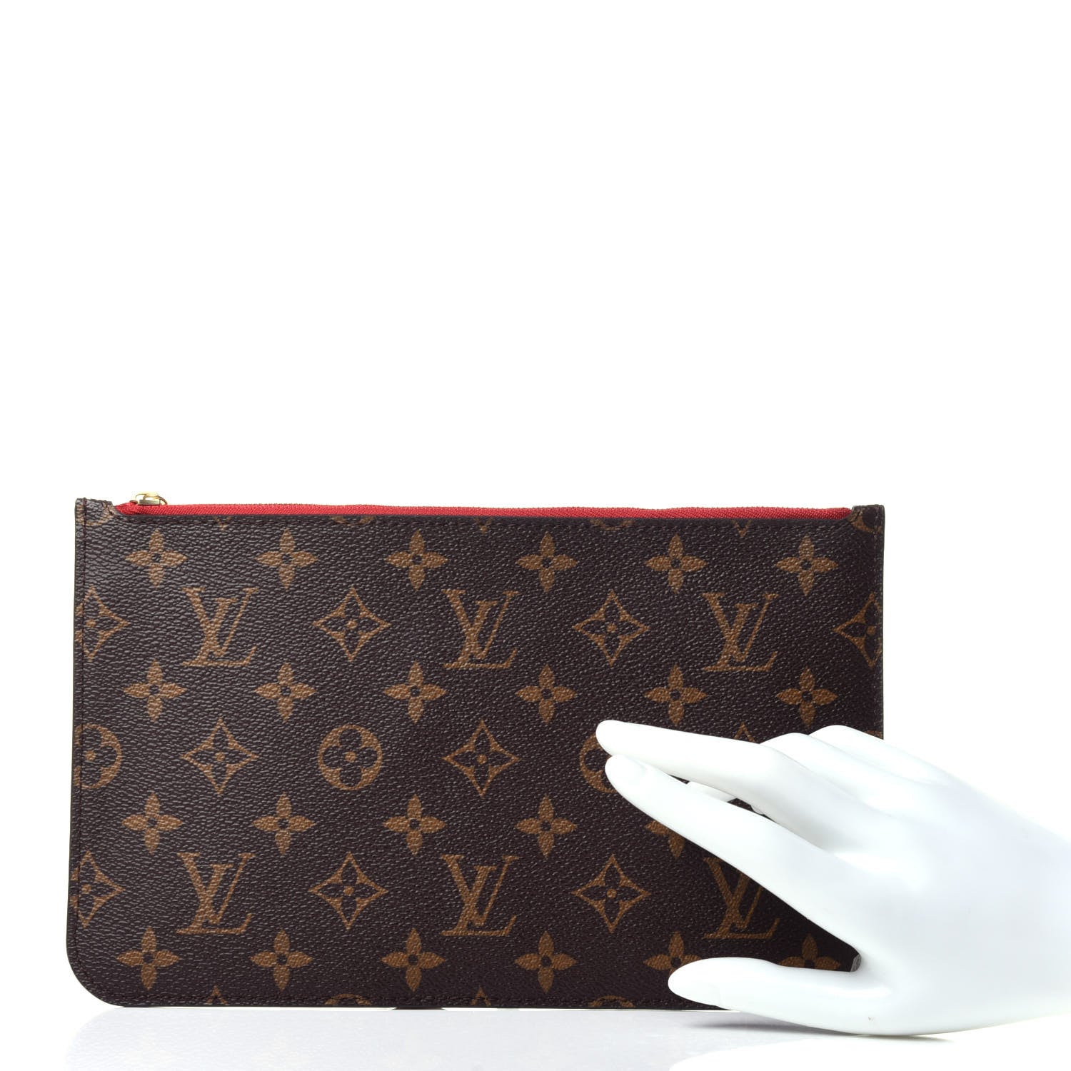 Louis Vuitton Monogram Neverfull MM GM Pochette Cherry 2 of 11