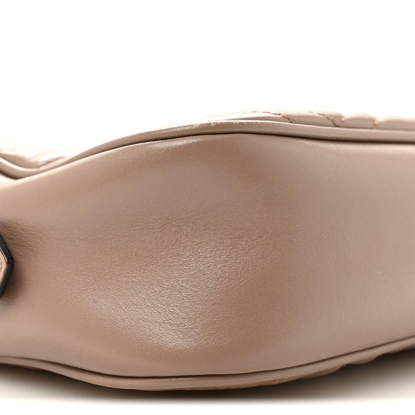 Calfskin Matelasse Small GG Marmont Chain Shoulder Bag Porcelain Rose