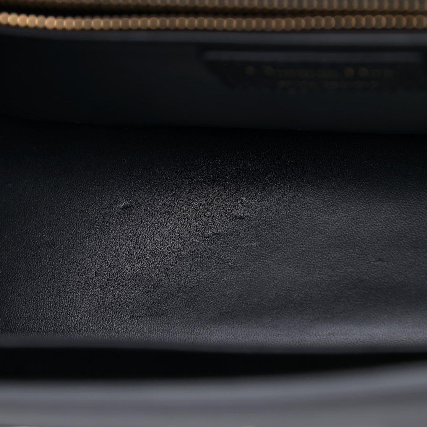Grained Calfskin Embossed 30 Montaigne Chain Bag Black