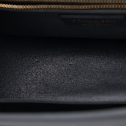 Christian Dior Grained Calfskin Embossed 30 Montaigne Chain Bag Black 6 of 8