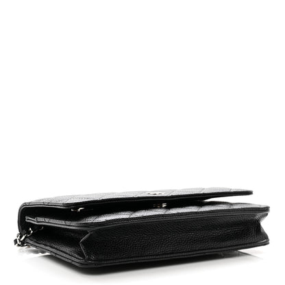 Chanel Caviar Quilted Wallet on Chain WOC Black 4 of 10