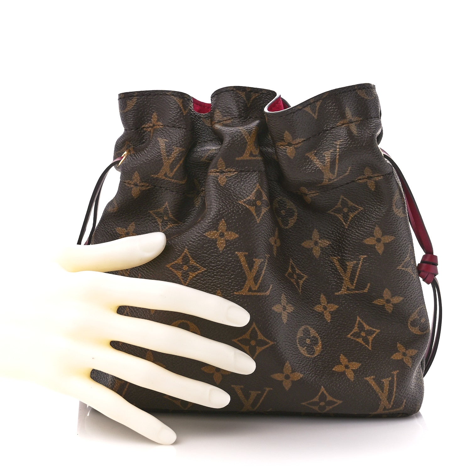 Louis Vuitton Monogram Pouch Noe Fuchsia 2 of 10