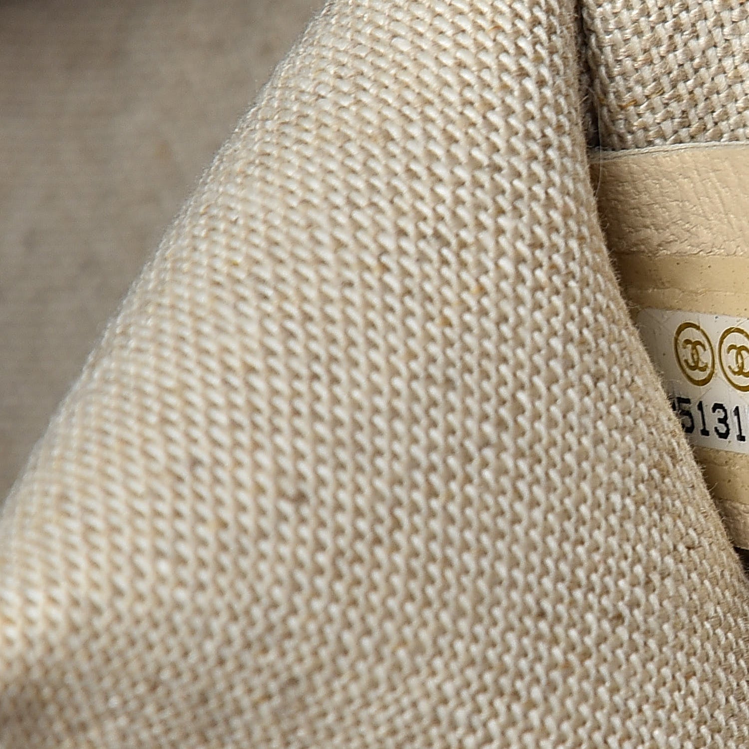 Chanel Canvas Large Iliad Shopping Tote Beige 7 of 13