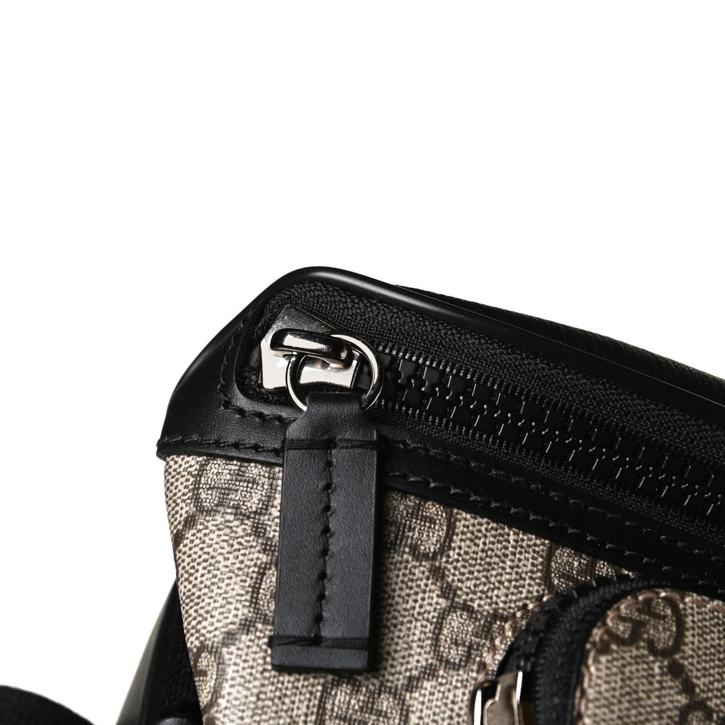 GG Supreme Monogram Belt Bag Black