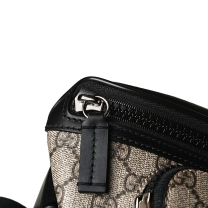 Gucci GG Supreme Monogram Belt Bag Black 11 of 13
