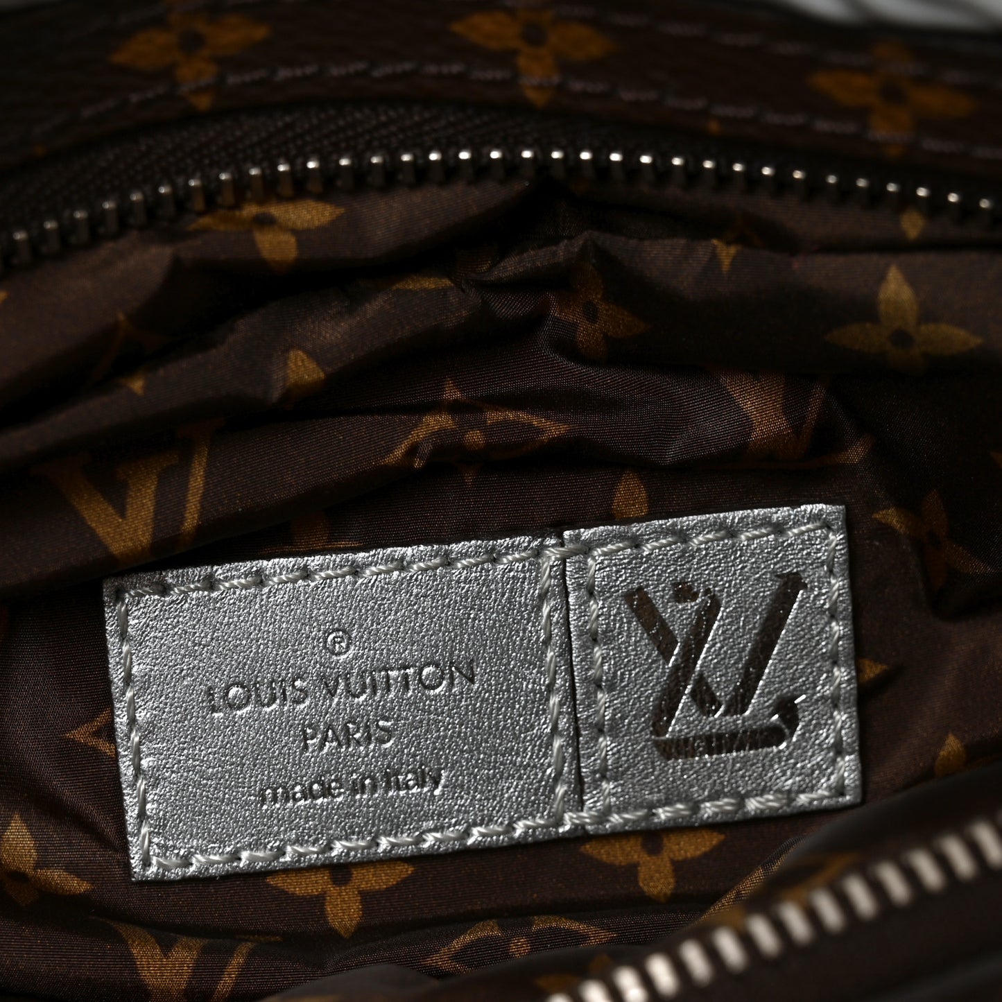 Econyl Monogram Pillow Bumbag Silver