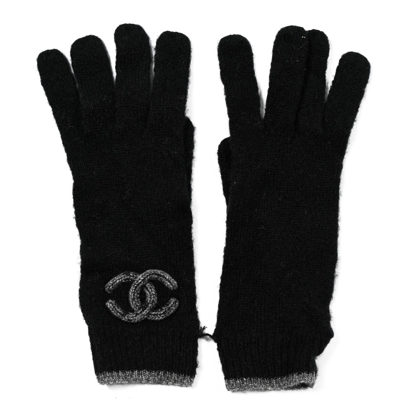 Cashmere Silk CC Gloves Dark Grey