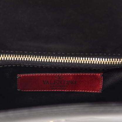 Valentino Garavani Patent Rockstud Bow Wristlet Black 9 of 10