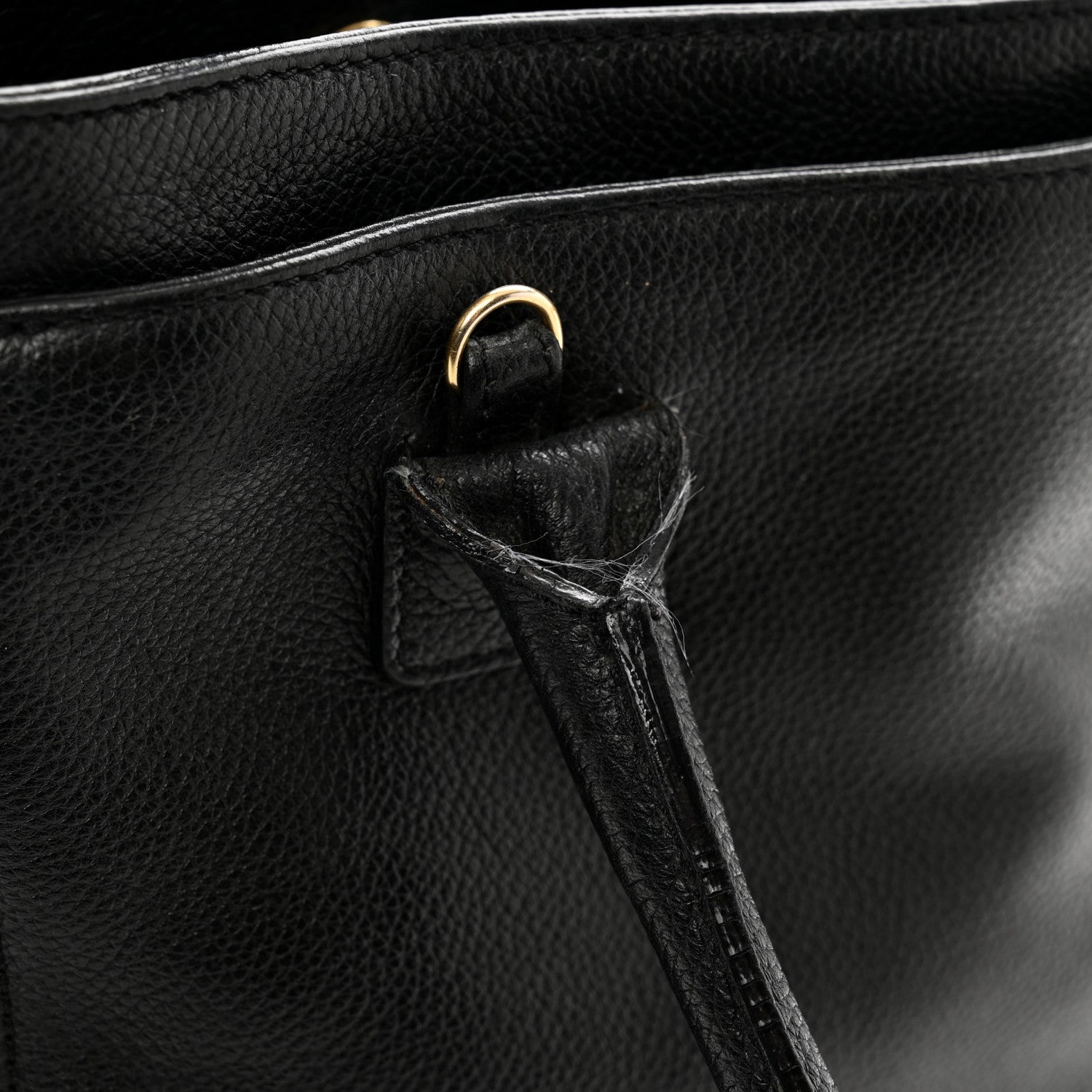 Chanel Calfskin Tall Cerf Tote Black 10 of 11