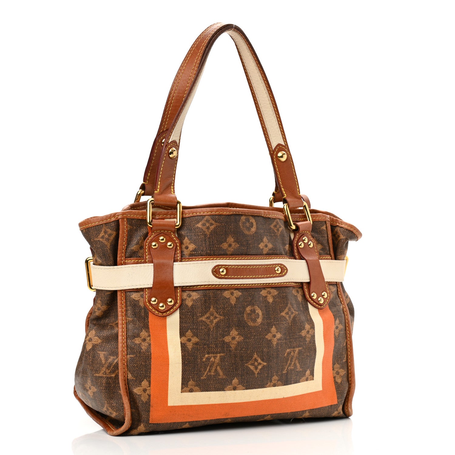 Louis Vuitton Monogram Rayures Tisse Sac PM 3 of 18