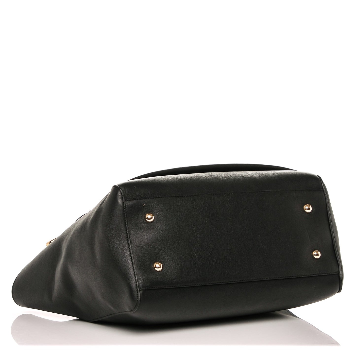 Silky Calf Medium Willow Tote Black
