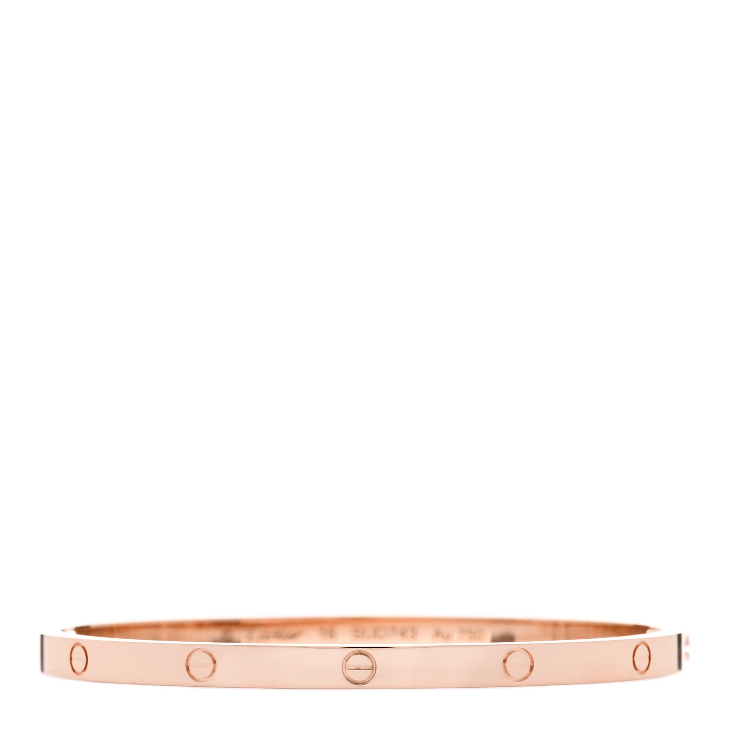 18K Pink Gold Small LOVE Bracelet 16