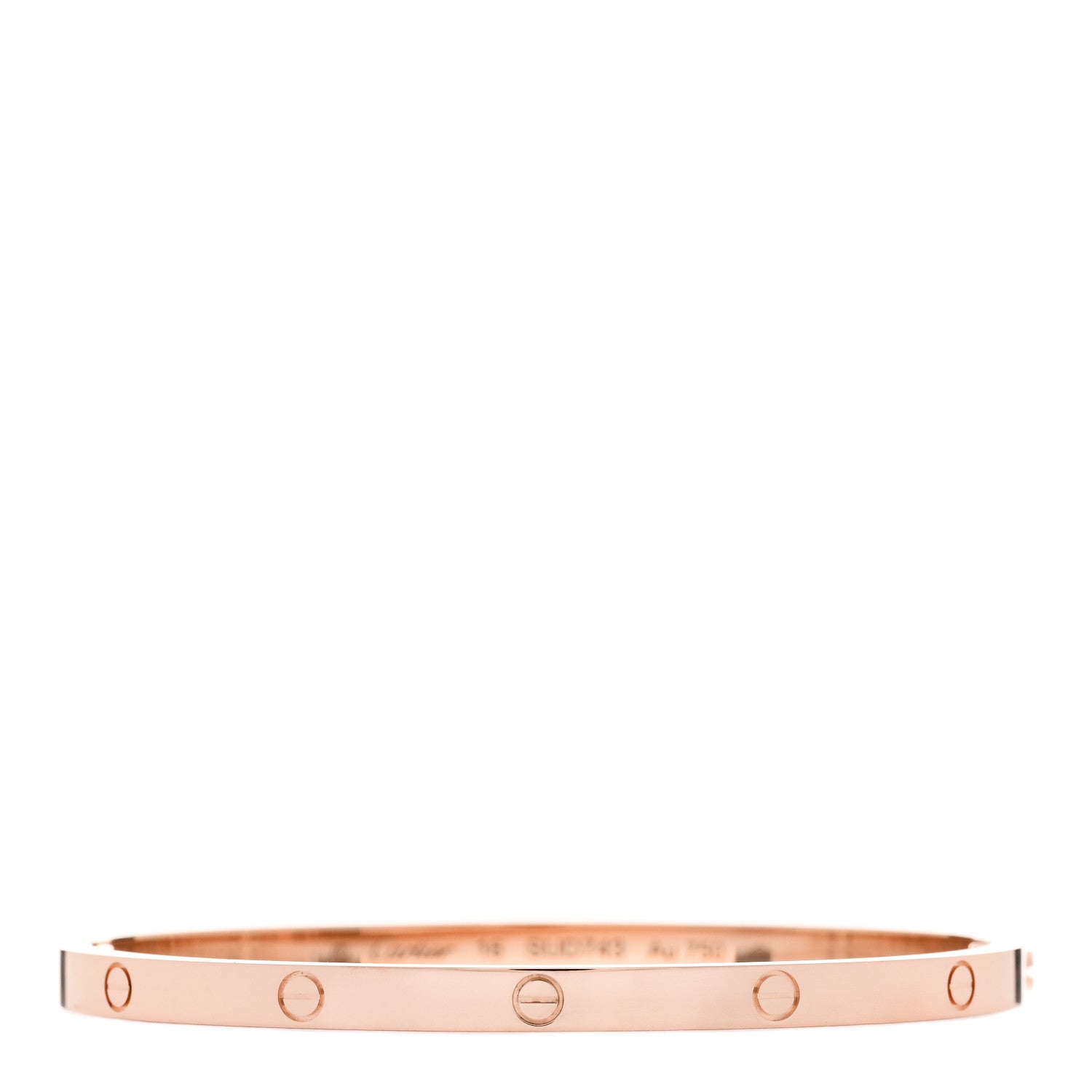 Cartier 18K Pink Gold Small LOVE Bracelet 16 1 of 5