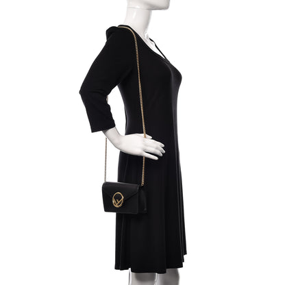 Fendi Vitello Liberty Lucido F is Fendi Envelope Belt Bag Black 3 of 12
