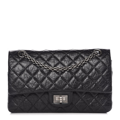 Chanel Aged Calfskin Quilted 2.55 Reissue 225 Flap Black 1 of 10