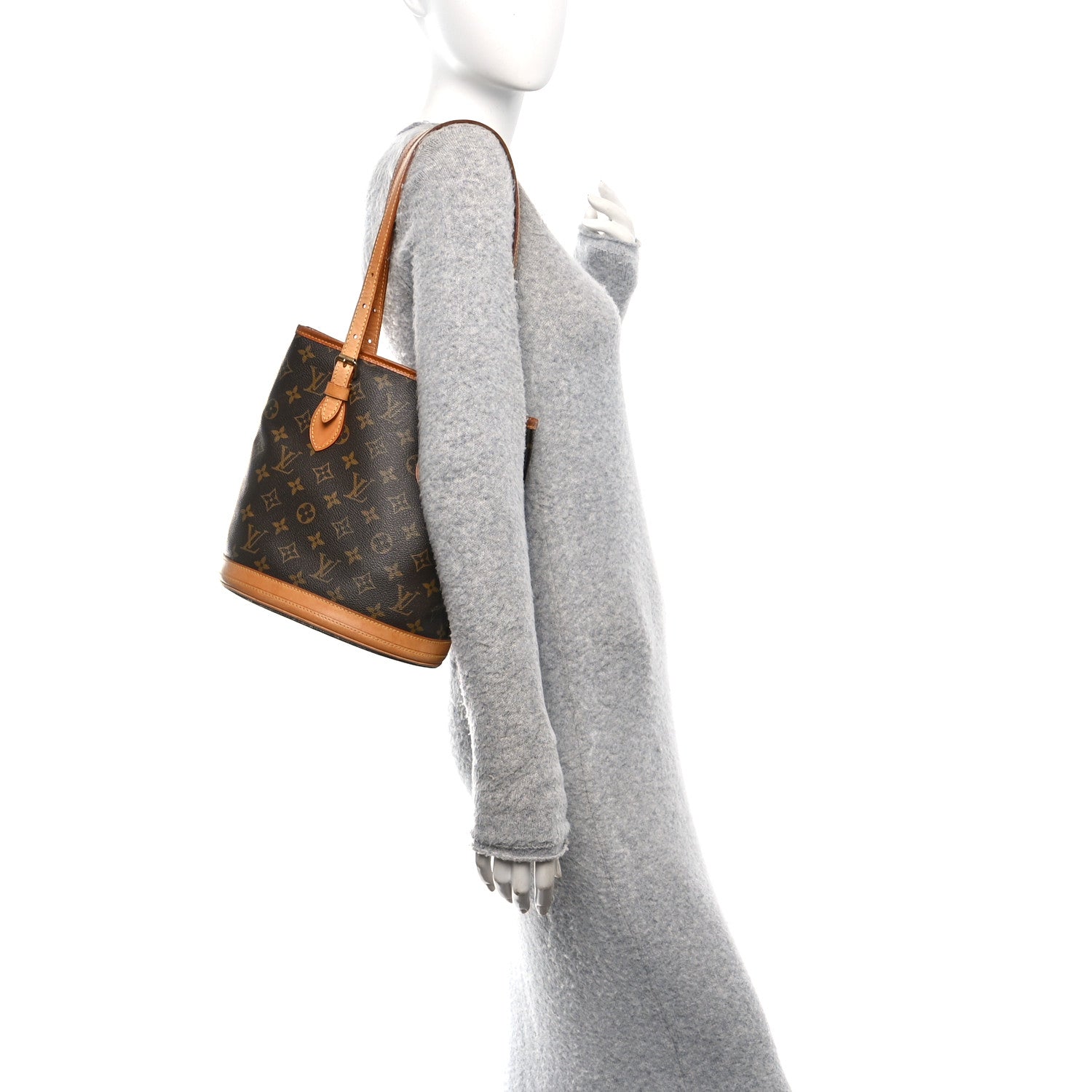 Louis Vuitton Monogram Petit Bucket 23 2 of 12