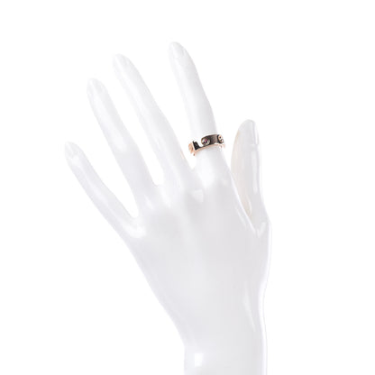 Cartier 18K Pink Gold Pink Sapphire 5.5mm LOVE Ring 48 4.5 2 of 4
