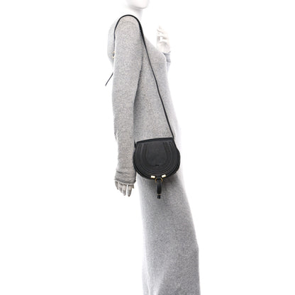 Chloe Calfskin Mini Marcie Round Crossbody Bag Black 2 of 11