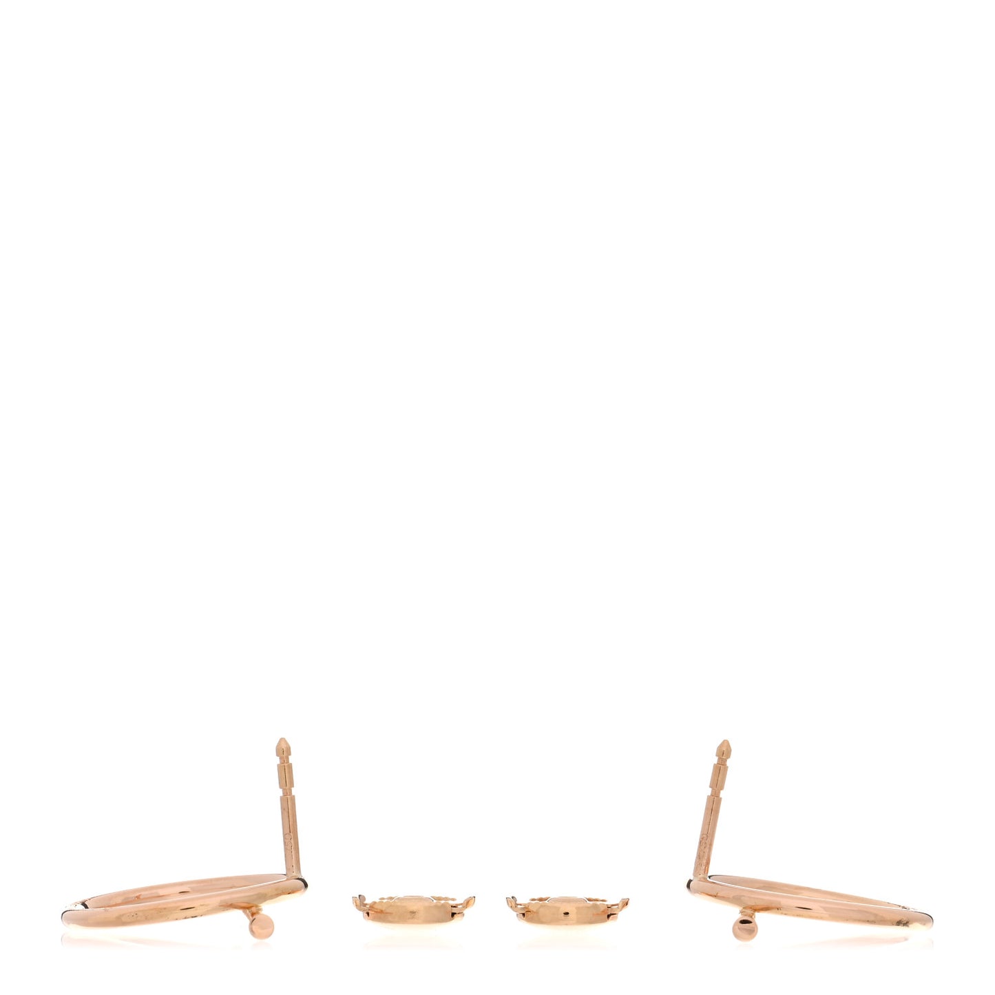 18K Rose Gold MM Echappee Earrings