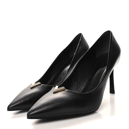 Louis Vuitton Calfskin Heartbreaker Pumps 41 Black 3 of 8