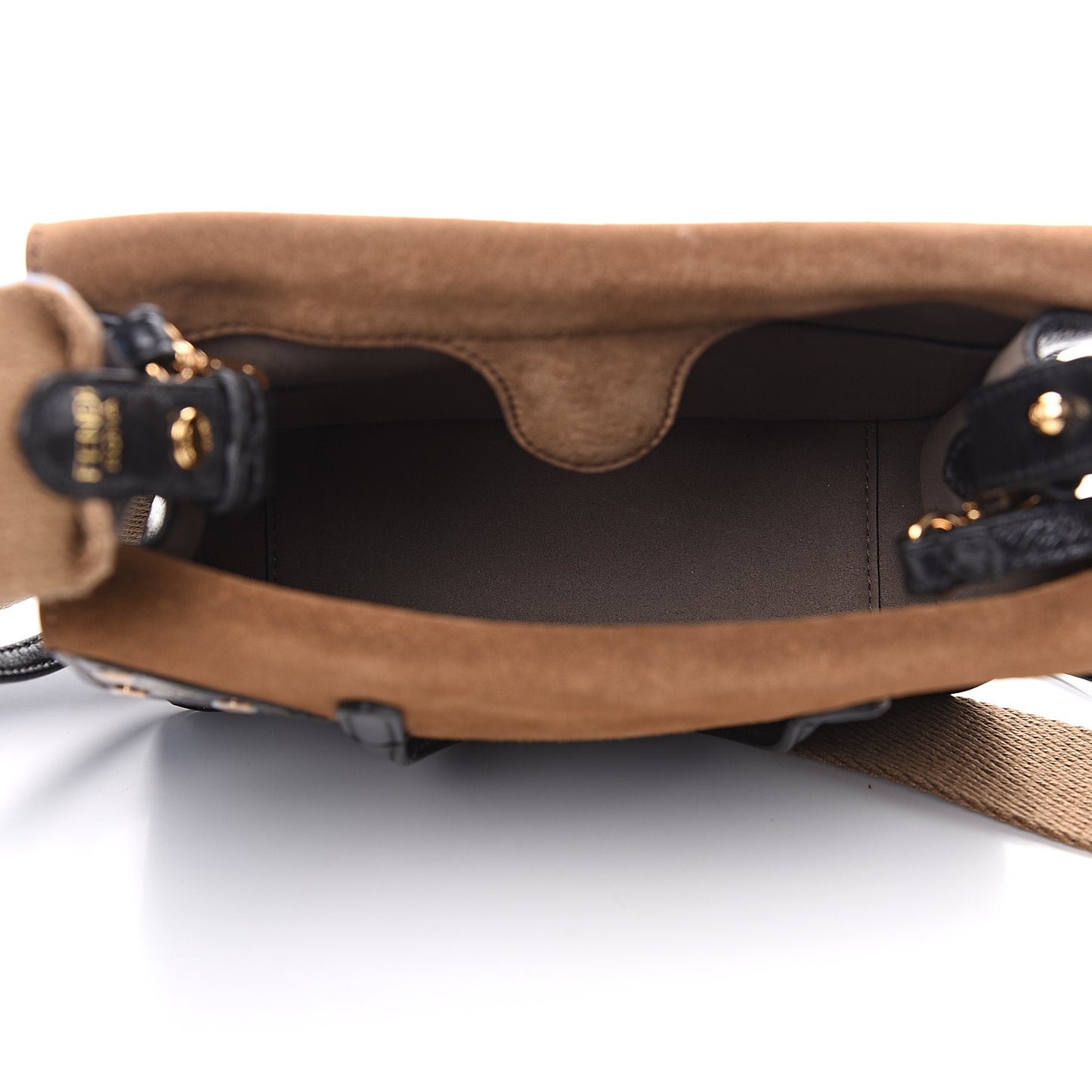Agnello Old Shine Vitello Go Rain Small Flip Tote Black Marrone