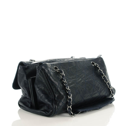 Chanel Lambskin Quilted Ritz Flap Navy 3 of 7