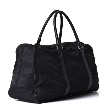 Prada Tessuto Nylon Saffiano Duffle Black 2 of 7