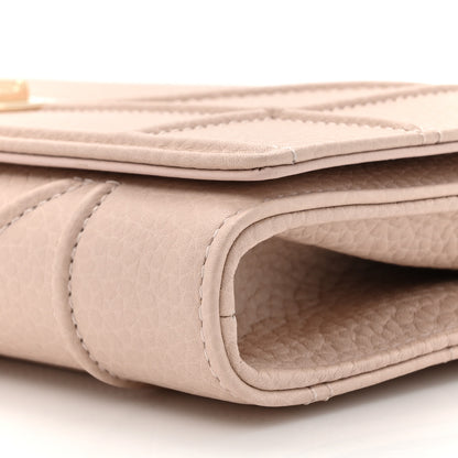 Christian Dior Grained Calfskin Diorama Croisiere Chain Wallet Rose Poudre 9 of 11