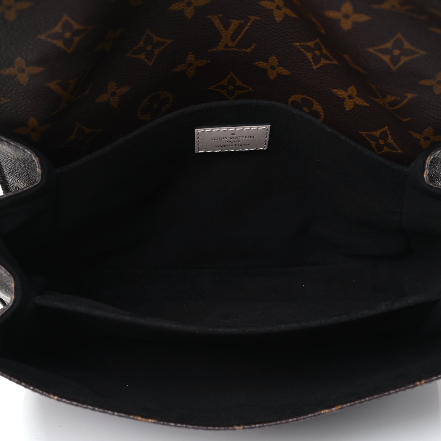 Monogram Braided Pochette Metis Creme Beige