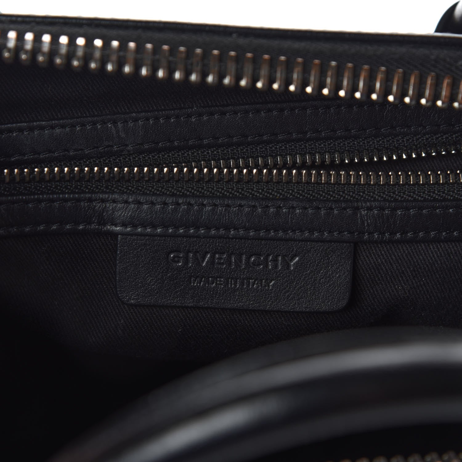 Givenchy Shiny Lord Calfskin Medium Antigona Black 6 of 9