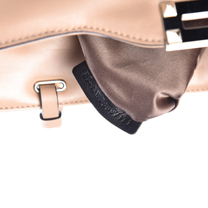 Valentino Garavani Vitello Rockstud Shoulder Satchel Poudre 7 of 12