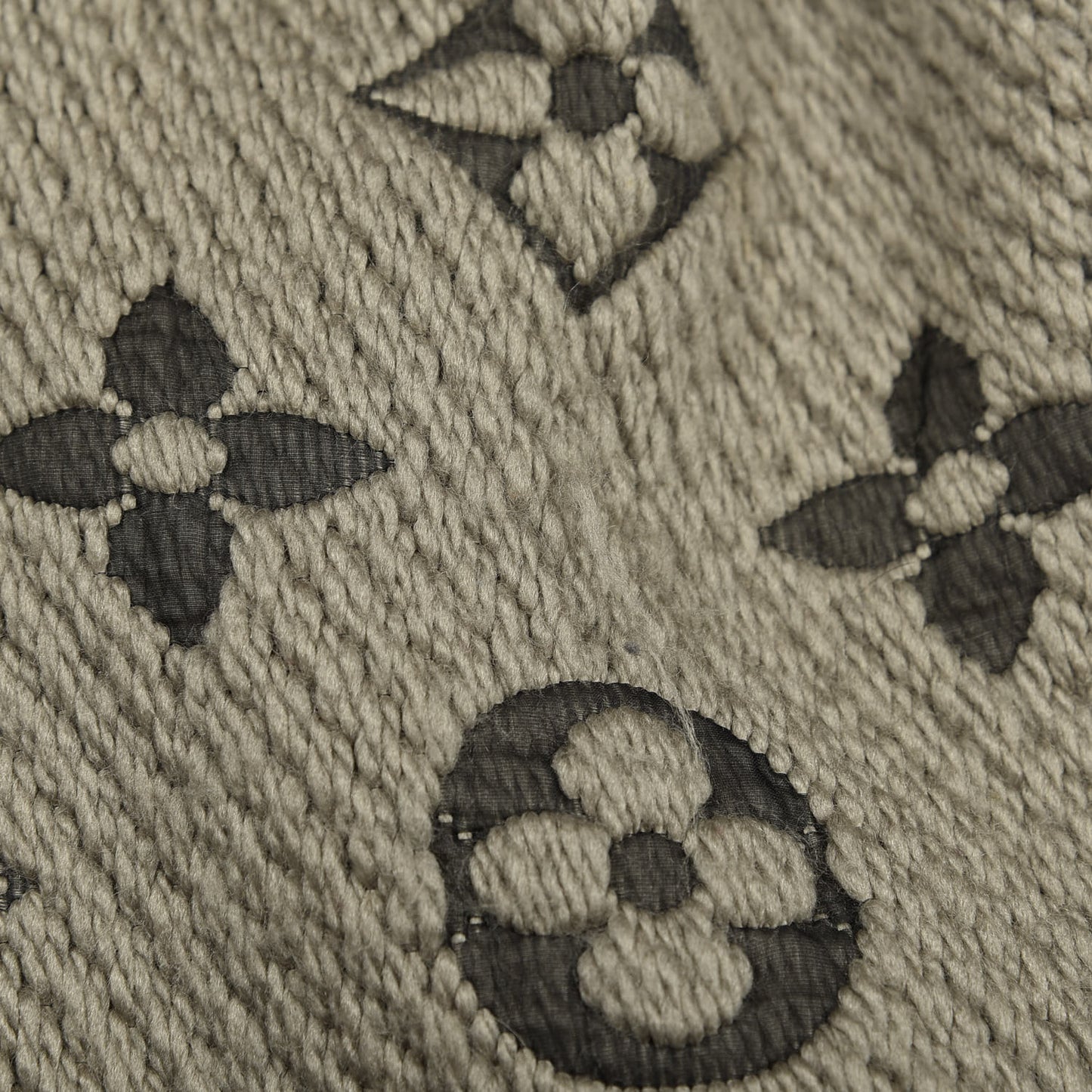 Wool Silk Logomania Scarf Verone