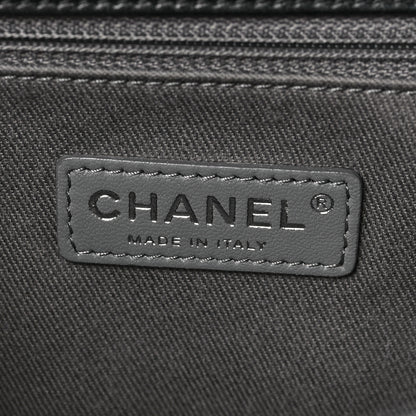 Chanel Lambskin Quilted Large Boy Flap Black 6 of 7