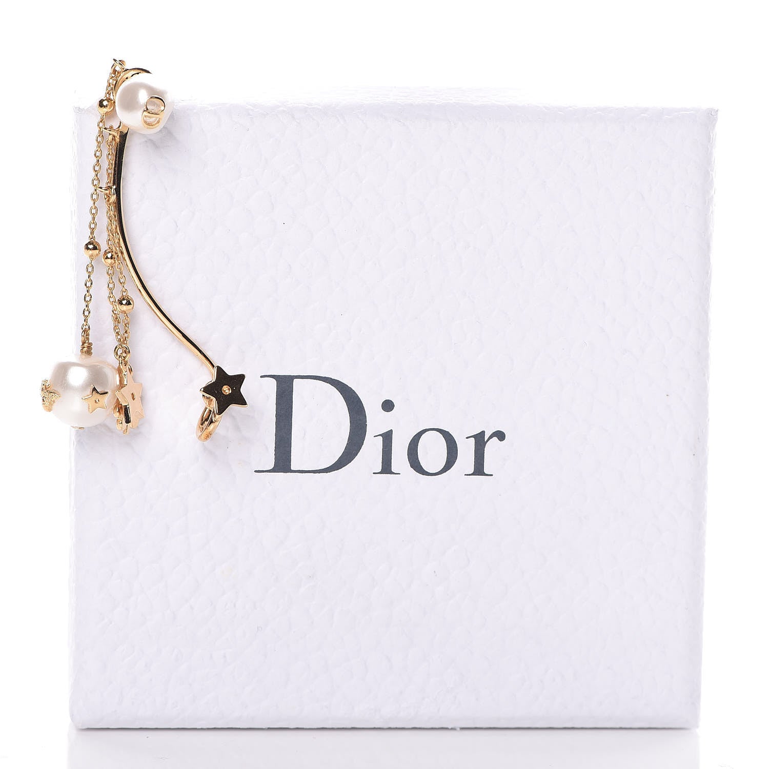 Christian Dior Pearl Shiny-D Earring Gold 5 of 5