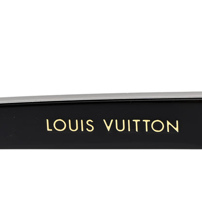 Louis Vuitton Acetate Square Sunglasses Black Black 5 of 7