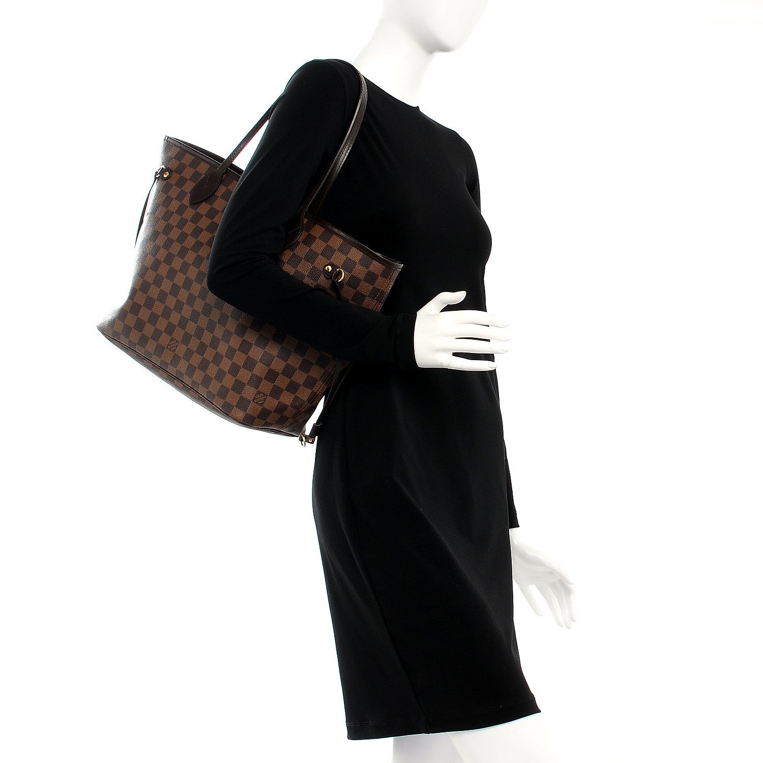 Louis Vuitton Damier Ebene Neverfull MM 2 of 11